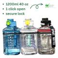 1600ml Water Bottle with Time Marker to Drink / Motivational Water Bottle for Girls / Outdoor Water Bottle with Time to Drink / Matte travel Water Bottle for gym. 