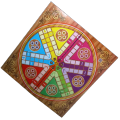 Ludo Board Game (Extra Large Size 24" x 24") Wooden Board. 