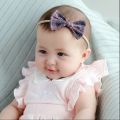 Baby Girl Newborn Headband Newborn Baby Girls Baby Bows Headband Infant Hair Band Soft Hair RopeHeadwear Kids Hair Accessories Gifts. 