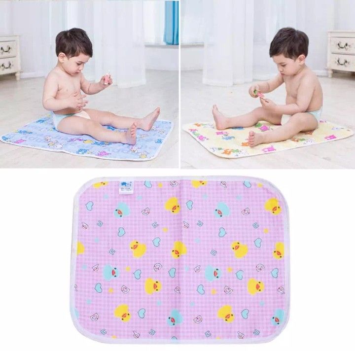 (Pack%20Of%204)%20Large%20Size%20Baby%20Crib%20Sheet%20100%25%20Cotton%20Woven%20Chevron%20-%20Image%204