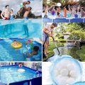 Pool Filter Balls Pool Cleaning Balls Swimming Pool Cleaning Equipment Filter Water Purification Fiber Ball 500G. 