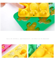 Silicone Fruit Shaped Ice Cube Tray is perfect to make cute looking fruit shaped. 