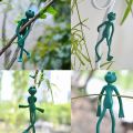2pcs High Quality Auxiliary Plant Growth Direction Frog Plant Ties Vegetation Decoration Plant Growth Correction Plant Wire Clip Garden Tool Self-locking Ties. 