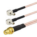 Eightwood 4G LTE Antenna Splitter 15cm SMA Female to Dual TS9 for Verizon Jetpack Netgear Mobile WiFi Hotspot Router USB Modem. 