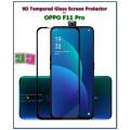 Oppo F11 Pro Screen Protector 9D Glass Edge to Edge Full Screen Cover Full Glue Glass - Black. 