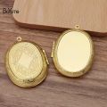 BoYuTe (5 Pieces/Lot) Oval 30*40MM Cabochon Base Blank Locket Diy Handmade Photo Locket Pendant Jewelry Acceosrries. 