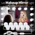 LED Bulbs Vanity Makeup Dressing Table Dimmable Mirror Lights Kit USB Operated (10pcs) - Vanity Decoration Lights For Dresing - Makeup Lights - Bathroom Lights - Wall Lights. 