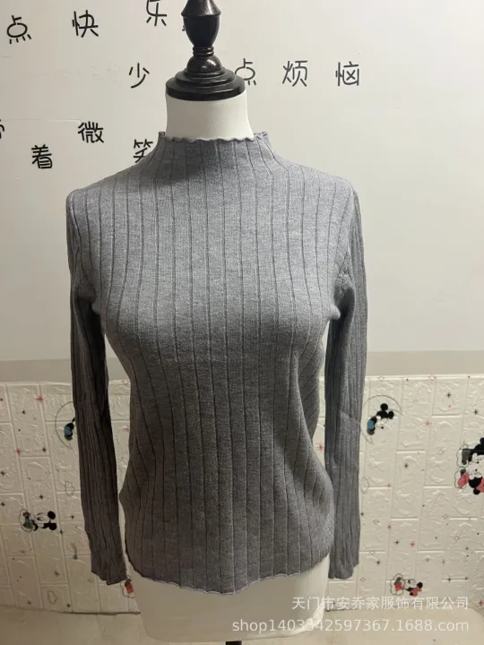 Yfashion%20Women%20Winter%20Knitted%20Sweater%20Solid%20%20Half%20Turtleneck%20Thickening%20Tops%20Loose%20Pullover%20Sweater%20-%20Image%206