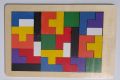 Small Wooden Intelligence Puzzle For Kids  C olorful 26 Pcs Russian Puzzle Blocks Wooden Block Puzzle Brain Teaser STEM Montessori Educational Games for Kids and Adults. 