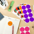 2 Inch Round Color Coding Sticker 10 Assorted Colors Circle Dot Labels Self-Adhesive Colored Solid Color Sticker(800). 