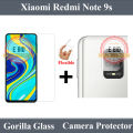 Xiaomi Redmi Note 9s Unbreakable Gorilla Glass Premium High Quality Tempered Glass Screen Protector + Back Camera 9H Gorilla Flexible Protector For Xiaomi Redmi Note 9s. 