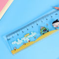Mi Xiaoquan stationery ruler childlike fun series transparent ruler primary school students creative cartoon cute multifunctional. 