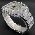 【ETOP】Out Square Watch For Men Top  Luxury Full Diamond Mens Watches Ultra Thin Waterproof Hip Hop Clock Dropshipping. 