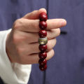 Natural Mineral Cinnabar Bracelet Guardian Amulet Bracelet Original Stone Crysta Runrui. 