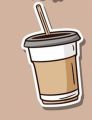 Coffee Sticker - 9 Stickers cute Doodle Stickers - Funny Coffee Sticker - size 2 Inch x 2 Inch Each sticker size. 