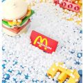 164PCS Mini Lego City Street View Building Blocks McDonald's House Model Building Blocks Compatible with LeGo Children's Educational Toys. 
