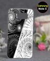 Samsung Note 5 Pouch Cover - Floral Soft Back Cover Case for Samsung Note 5. 