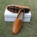 Mustard Importia Synthetic Leather Loafer Shoes For Men. 