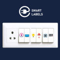 Smart Switch Board Stickers for Home and Office Electric Board Labels Modern Décor. 