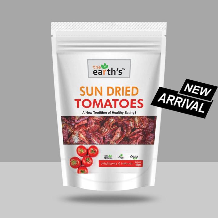Earth's Sun Dried Tomatoes 60gm