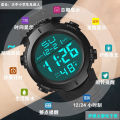 Bindas Collection Army Military  Waterproof Digital Alarm Watch for Men /  with Night Mode Light - Black. 