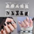 50pcs Nail Art Rhinestones 3D Crystal Butterfly Nail Jewelry Nail Decoration GJCUTE. 