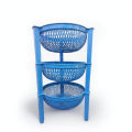 3 Layer Plastic Vegetable Rack Kitchen Storage Organizer Durable PP Material. 