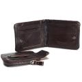 Leather Mens Wallets Brand Logo Zipper Design Short Men Purse Male Clutch With Card Holder Coins Purses Wallet. 