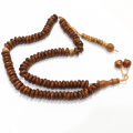 high quality Light Weight Natural Olive ( Zaitoon ) Wood Tasbih handmade Tasbih of 100 beads 9mm Misbaha Tasbeeh Sibha Subha Prayer Counter tasbi. 