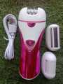 Waer 3 In 1 Rechargeable Electric Epilator Lady Shaver Callus Remover For Shaving Hair Of Bikini Line And Underarms WA-202. 