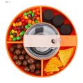 Car Snack Organizer 4-compartment Silicone Snack Ring for 40 Oz Cup ple Reusable Snack Container. 