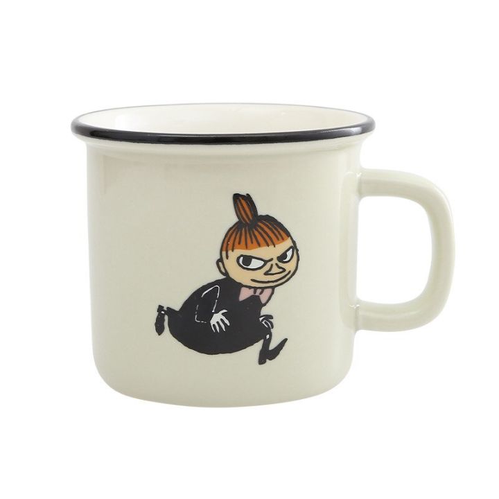 【shengxiong6525】Finland Milk Water Breakfast Tea Cute Cartoon Muumintroll Little My Lovely Muumi Family Coffee Teacups mug