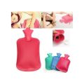 Imported Water Heating Pad Rubber Bag For Pain Relief Massage Hot Water Bottle (Multicolor). 