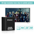 HDMI Splitter 1 in 2 Out - Techole 4K 2 Way HDMI Splitter, Aluminum Powered HDMI Switch Ver 1.4 HDCP Bypass, Supports 4K@30Hz 1080P 3D for PS4 Xbox Sky Box Fire Stick, DVD Player HDTV Projector etc. 