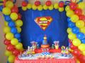 Superman Birthday Decoration Theme for Kids-86Pcs Set. 