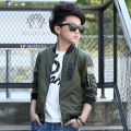Baby Boys Long Sleeve Jacket Zipper Baseball Coat Sportswear for 5-14Y Kids. 