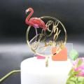 Flamingo OH Baby Cake Topper Acrylic High Quality Cake Topper For Wedding Kids Birthday Flamingo Party Cake Decorations Baby Shower– SKU-5019. 