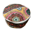 Roti Chapati Bag | Round Shape Roti Cover with Zip | Multi Color. 