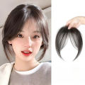 Middle Part Fake Bangs Fringe Synthetic Topper Hairpiece Clip-In Bang Extension DIANGUI. 