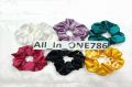 NEW-Pack of 12 - Silk Scrunchies Stretchable ACCESSORIES Hair Painfree - Soft ponytailsfor Girls and Women. 