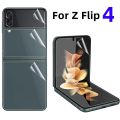 Front Back Hydrogel Film For Samsung Galaxy Z Flip 4 Screen Protector For Samsung Z Flip4 Soft HD Film. 