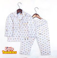 KIDS NIGHT SUIT SLEEP SUIT FOR BOYS GIRLS COTTON SHIRT TROUSER. 