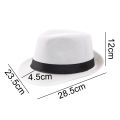 Fedora Hat Women Winter Hats for Women Ribbon Band Men's Hat Wide Brim Classic Beige Wedding Church Bowler New Cap chapeau femme. 