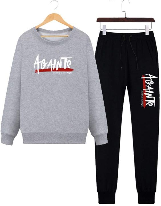Full Sleeves Winter shirt and Trousers Tracksuits For Men's And Women's Gym Wear ,Running