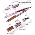 kemei km-473 - Professional Hair Crimper wide plate instant heating - pink. 