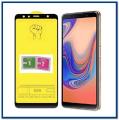 For Samsung Galaxy A7 (2018) 6D GORILLA Glass Screen Protector Full Edge Cover - Black. 