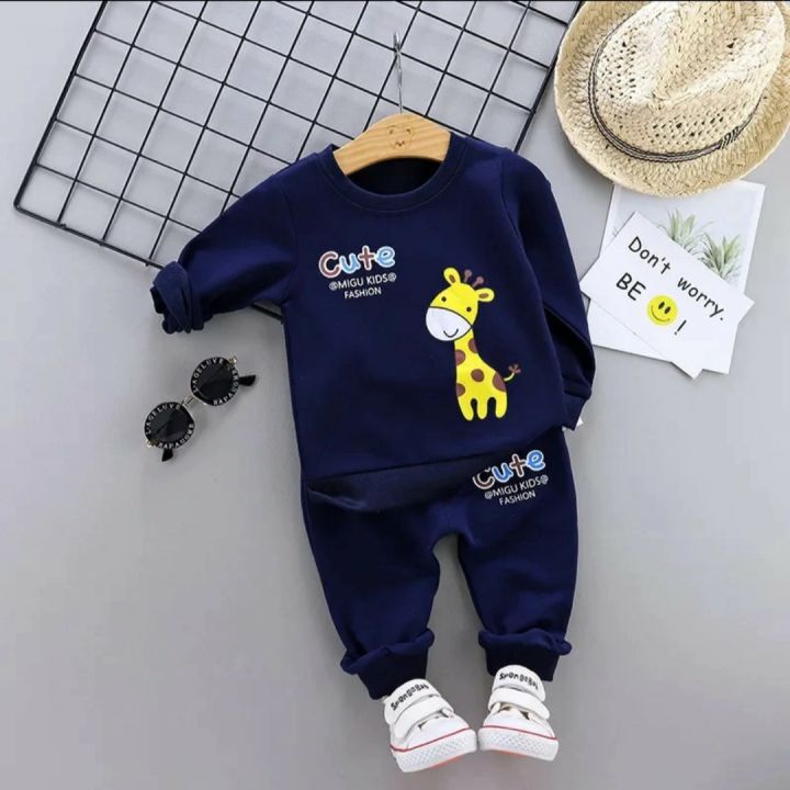 Swetshirt%20And%20Pajama%20Trouser%20Tracksuit%20For%20Kids%20Baby%20Boys%20And%20Baby%20Girls%20Imported%20Comfy%20Winter%20Warm%20Tops%20Clothes%20Sets%20Dresses%20Outfit%20-%20Image%204