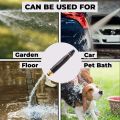 Portable High Pressure Washing Water Gun, Adjustable Multifunction Pressure Washer Nozzle Spray Gun Direct Spray Car Wash Water Gun, Black High Pressure Nozzle. 