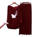 HERMAIN BANTVA lounge wear  V-neck stylish for women night dress for girls. 