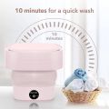 Portable Mini Folding Washing Machine, travel camping washing machine,Magic Foldable Small Clothes Washing Machine Washer Laundry Tub Wash Machine for Travelling.. 